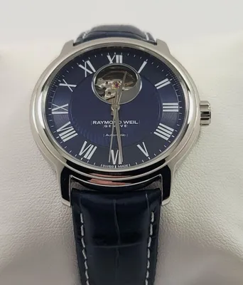 Швейцарские часы Raymond Weil Maestro Open Heart, механика 1