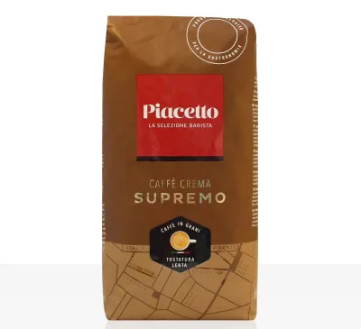 Piacetto Caffe Crema Supremo Кофе в зернах 1kg 1