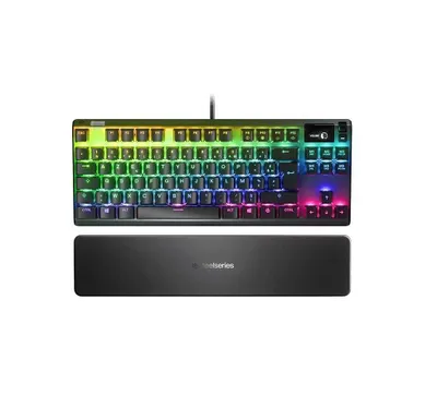 ^ Рассрочка на Клавиатуру SteelSeries Apex7-OLED Smart Display BLUE SW 1