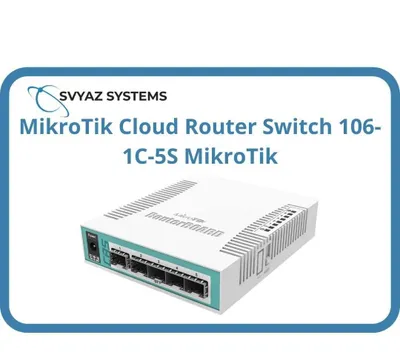 MikroTik Cloud Router Switch 106-1C-5S kommutatori
