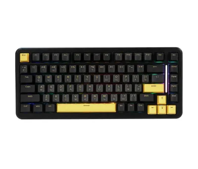 ATTACK SHARK M86 RU / Starry Black / Blueberry Switch klaviaturasi 1