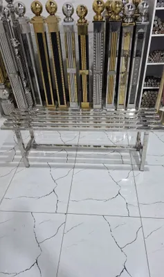Скамейка из нержавеющей стали 1
