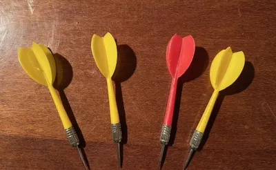 Darts uchun nayzalar (4 dona to‘plam) 1