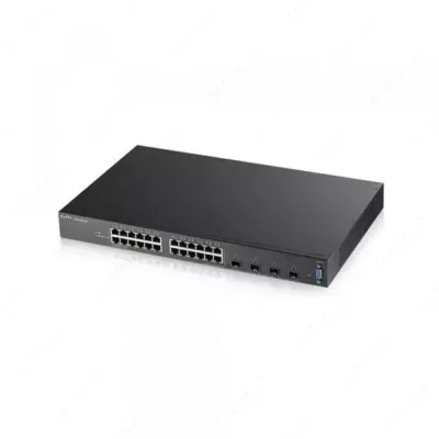 L3 PoE+ Zyxel XGS2210-28HP kommutatori, 24 port