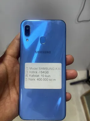 Samsung a30 64gb oled ekran oynasi singan aybi yoq 1
