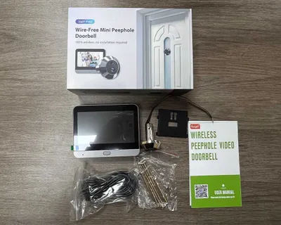 Nova RH-PD10 5000 мАч WiFi глазок, дверной домофон 3MP HD 1