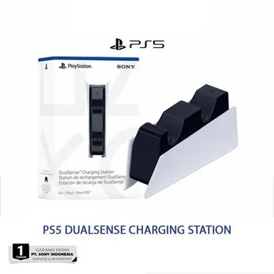 PlayStation 5 uchun original DualSense zaryadlash stansiyasi. 1