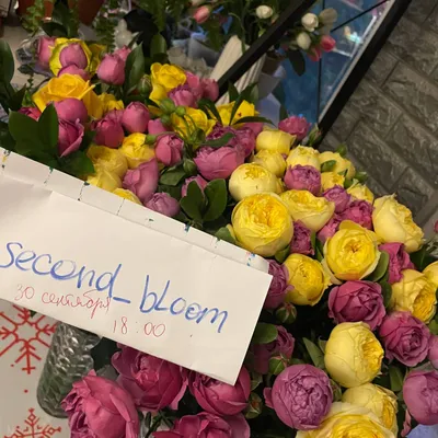 Большой свежий букет