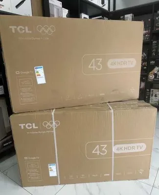 TCL 43V6C 4K HDR Google TV 2026 televizori ulgurji, bepul yetkazib berish 24/7 1