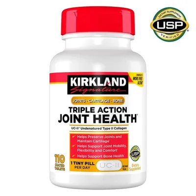 Kirkland Triple Action Joint Health 2-tur kollageni — bo‘g‘imlar uchun kompleks 1