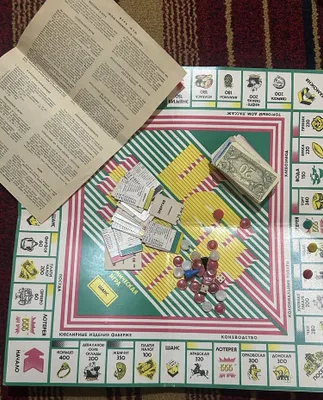 Винтажная настольная игра «НЭП» монополия СССР 1
