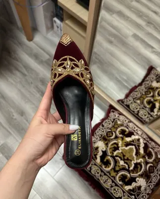 Kelin salom toshli tapochka kablukli
