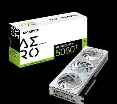 GIGABYTE GeForce RTX 5060 Ti-8Gb AERO OC videokartasi