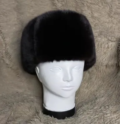 Женская шапка обманка