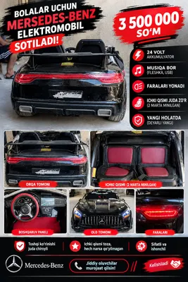 Mersedes benz 24 volt 2 kishilik
