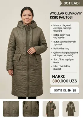 kurtka ayollar uchun