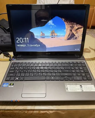 Acer Aspire 5750G — Core i5 / NVIDIA 2GB / 480GB SSD 1