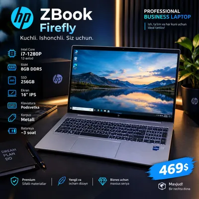 HP ZBook Firefly Core i7 12-avlod 16″ IPS Premium 1