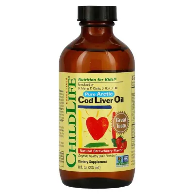 ChildLife Essentials Cod Liver Oil — Arktika treskasi jigarining sof yog‘i 1