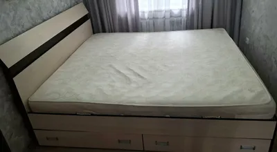 Ikki kishilik karavot + matras + matras g‘ilofi + 4 ta tortma 1