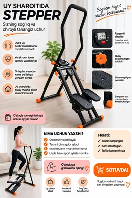 Uy uchun Stepper trenajyor 1