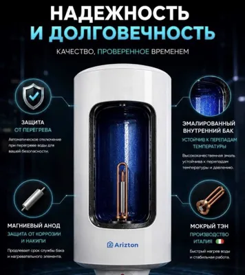 Водонагреватель Ariston/Arizton. Бесплатная доставка