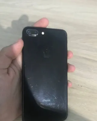 iPhone 7+ — неисправность аккумулятора, IMEI чистый, чёрный цвет, неисправен абонемент X 1