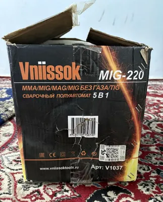 Сварочный аппарат MIG-220 Vniissok ток 20-220 1