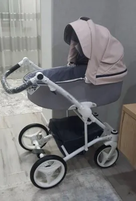 Bebetto bolalar aravachasi, Polsha, 2 tasi 1 da (beshikcha va sayr bloki).