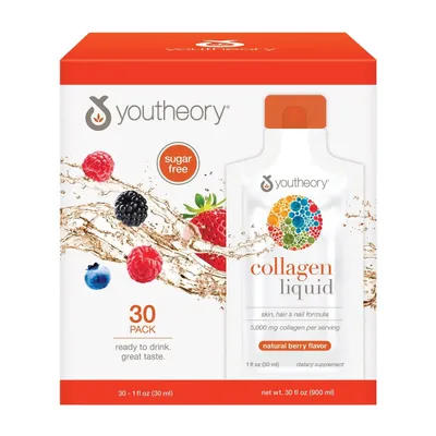 Жидкий Коллаген youtheory Collagen Liquid 30 шт Америка 1