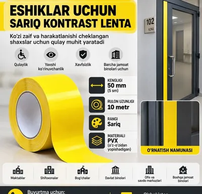 Taktil lenta sariq