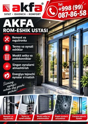 Akfa remont sifatli va tez