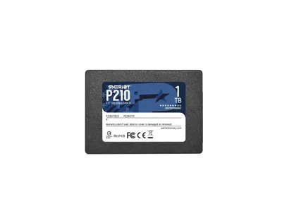 | SSD накопитель 1TB Patriot P210 SATA 3 2.5 3D NAND TLC Жесткий диск 1