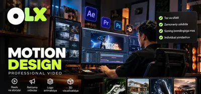 Motion Design | Video Animatsiya | Reklama Video | 2D/3D