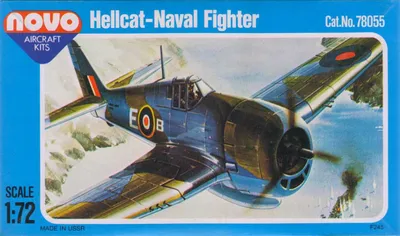 F6F «Hellcat» samolyotining yig‘ma modeli (1/72, NOVO, 1979–80-yillar) 1