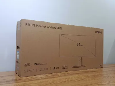 Redmi 34″ G34WQ Curved Gaming, 180z, 1mc, UHD (3440 х 1440), HDMI+DP 1