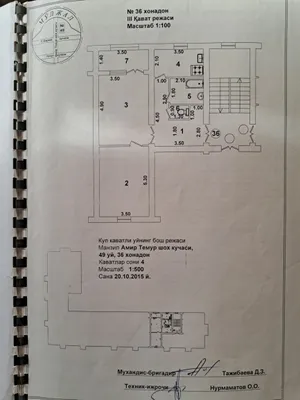 Продается квартира 2/3/4 в Мирабадском районе 1
