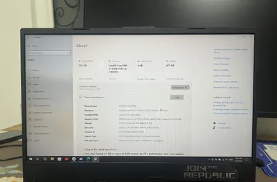 Asus Rog strix g531 1