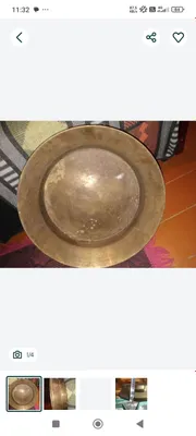 Продам медный старинный таз 1
