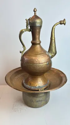 Медный офтоба, чилопчин, комплект, медный чайник (национальный) 1