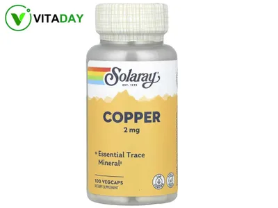 Solaray Copper, 2 mg mis 1