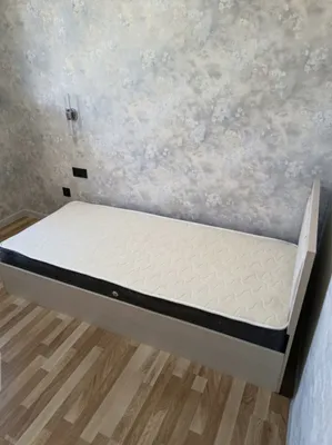 Bir kishilik kravat ortopedik matrasi bilan 1