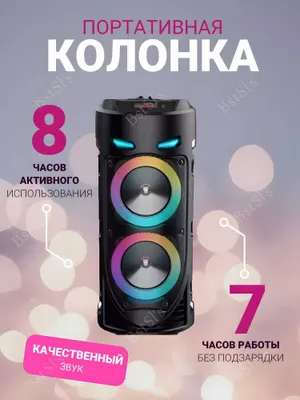 Bluetooth-колонка для караоке ZQS | Микрофон + пульт | Мощный бас 1