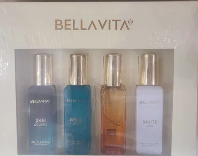 Bellavita Luxury Unisex Perfume, 20 ml li flakonlar (jami 80 ml)