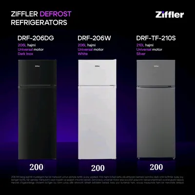 Холодильники Ziffler Акция 206л. За 200 у.е.
