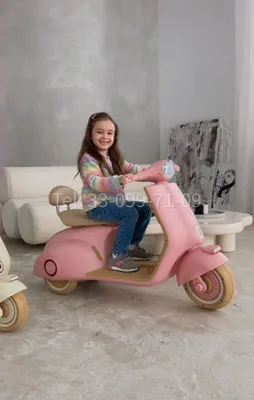 ‼️Топ подарок 2025 — детский мотоцикл Vespa до 40 кг‼️ 1