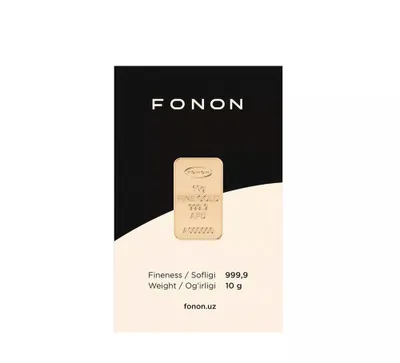 Золотой слиток 10 г Fonon