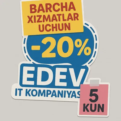 edev it xizmatlari telegram bot web sayt 360vertua