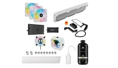 ! Suyuqlikli sovutish Corsair Custom Cooling XH303i RGB PRO White|QQS bilan narx