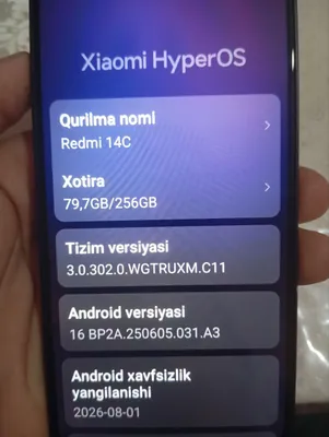 redmi 14c 256 8+8 blue 1
